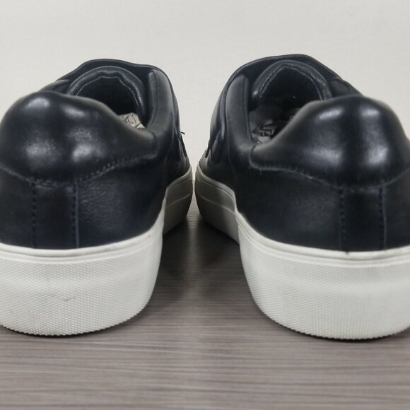 J/Slides Platform Double Strap Sneaker, Black Leather, Womens Size 8 - Picture 5 of 11